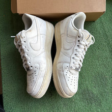 Load image into Gallery viewer, Nike Dirty Triple White Air Force 1s Size 12
