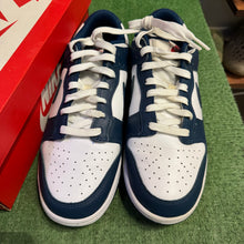Load image into Gallery viewer, Nike Valerian Blue Low Dunks Size 10.5
