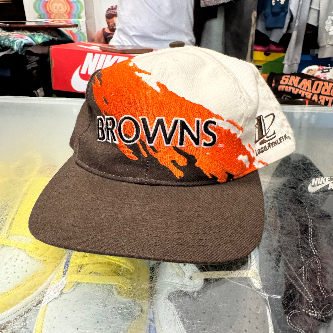 Vintage Cleveland Browns Splash Logo Snapback Hat