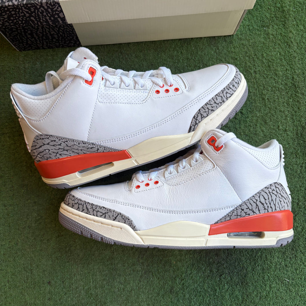 Jordan Georgia Peach 3s Size 11.5W/10M