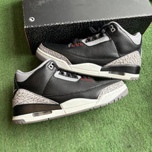 Load image into Gallery viewer, Jordan 2024 Black Cement 3s Size 8
