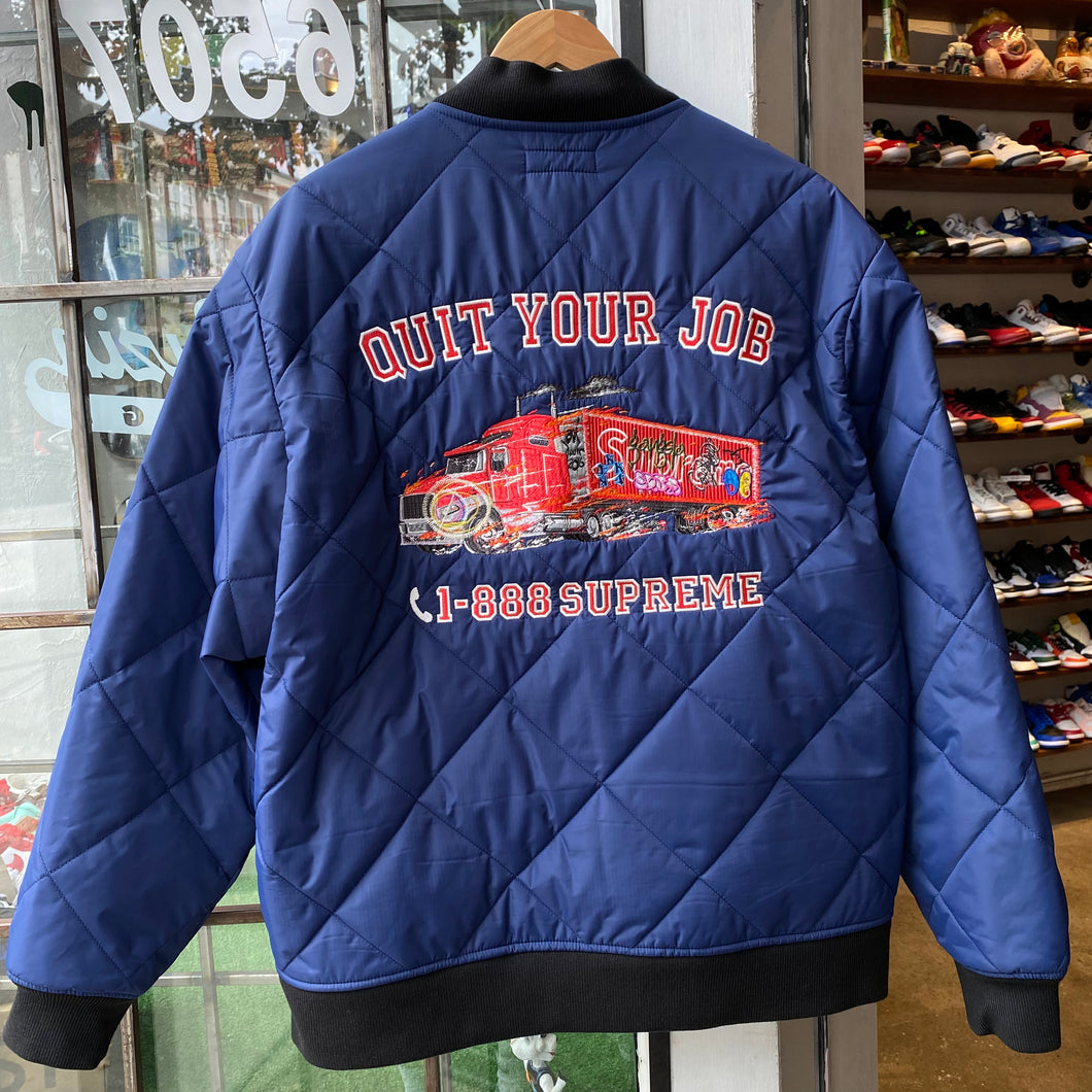 Supreme Quit Your Job Quilted Work Jacket Size XL – My Cuzin