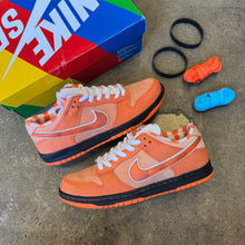 Load image into Gallery viewer, Nike Orange Lobster SB Low Dunks Size 10.5

