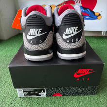 Load image into Gallery viewer, Jordan Black Cement 3s Size 8.5
