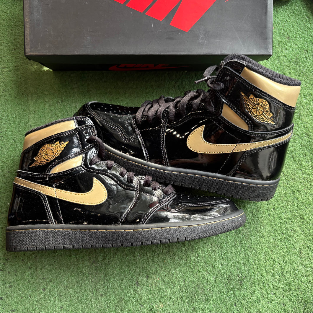 Jordan Metallic Gold 1s Size 9.5