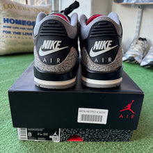 Load image into Gallery viewer, Jordan 2024 Black Cement 3s Size 8
