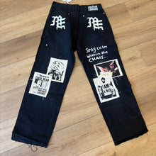 Load image into Gallery viewer, Mixed Emotions Black Double Knee Pants
