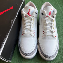 Load image into Gallery viewer, Jordan Reimagined White Cement 3s Size 10.5
