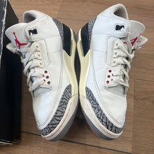 Load image into Gallery viewer, Jordan Reimagined White Cement 3s Size 10
