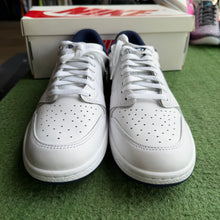 Load image into Gallery viewer, Jordan Metallic Navy Low 1s Size 12

