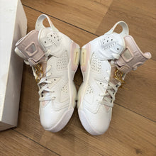 Load image into Gallery viewer, Jordan Gold Hoops 6s Size 6W/4.5M
