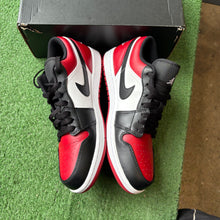 Load image into Gallery viewer, Jordan Bred Toe Low 1s Size 8.5
