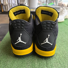 Load image into Gallery viewer, Jordan Yellow Thunder 4s Size 10.5
