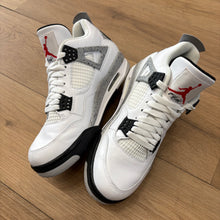 Load image into Gallery viewer, Jordan White Cement 4s Size 9
