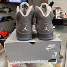 Load image into Gallery viewer, Jordan Wolf Grey 5s Size 10.5
