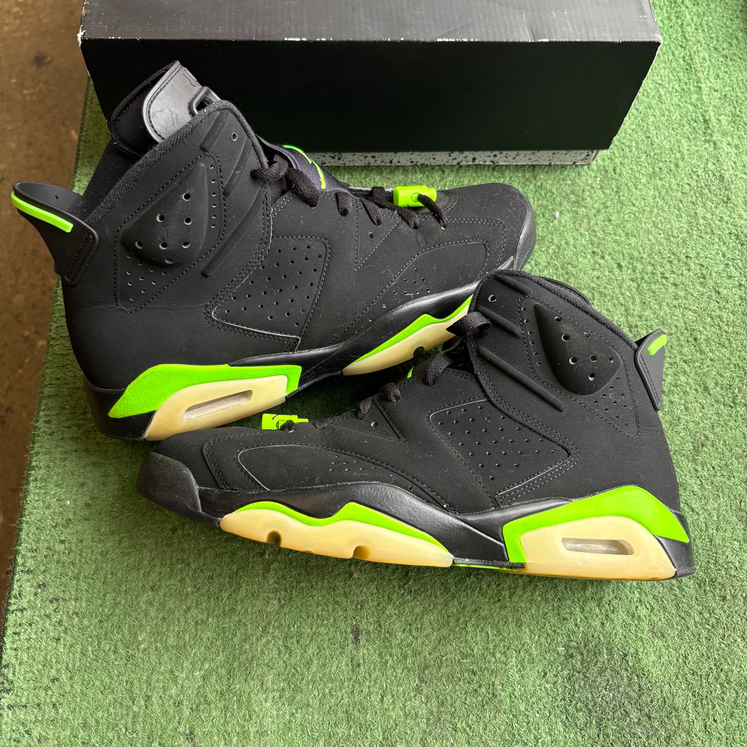 Jordan Electric Green 6s Size 10.5