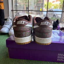 Load image into Gallery viewer, Nike Paisley SB Low Dunks Size 10.5
