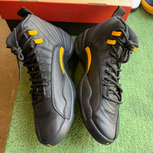 Load image into Gallery viewer, Jordan Black Taxi 12s Size 12
