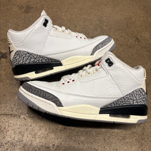 Load image into Gallery viewer, Jordan Reimagined White Cement 3s Size 10.5
