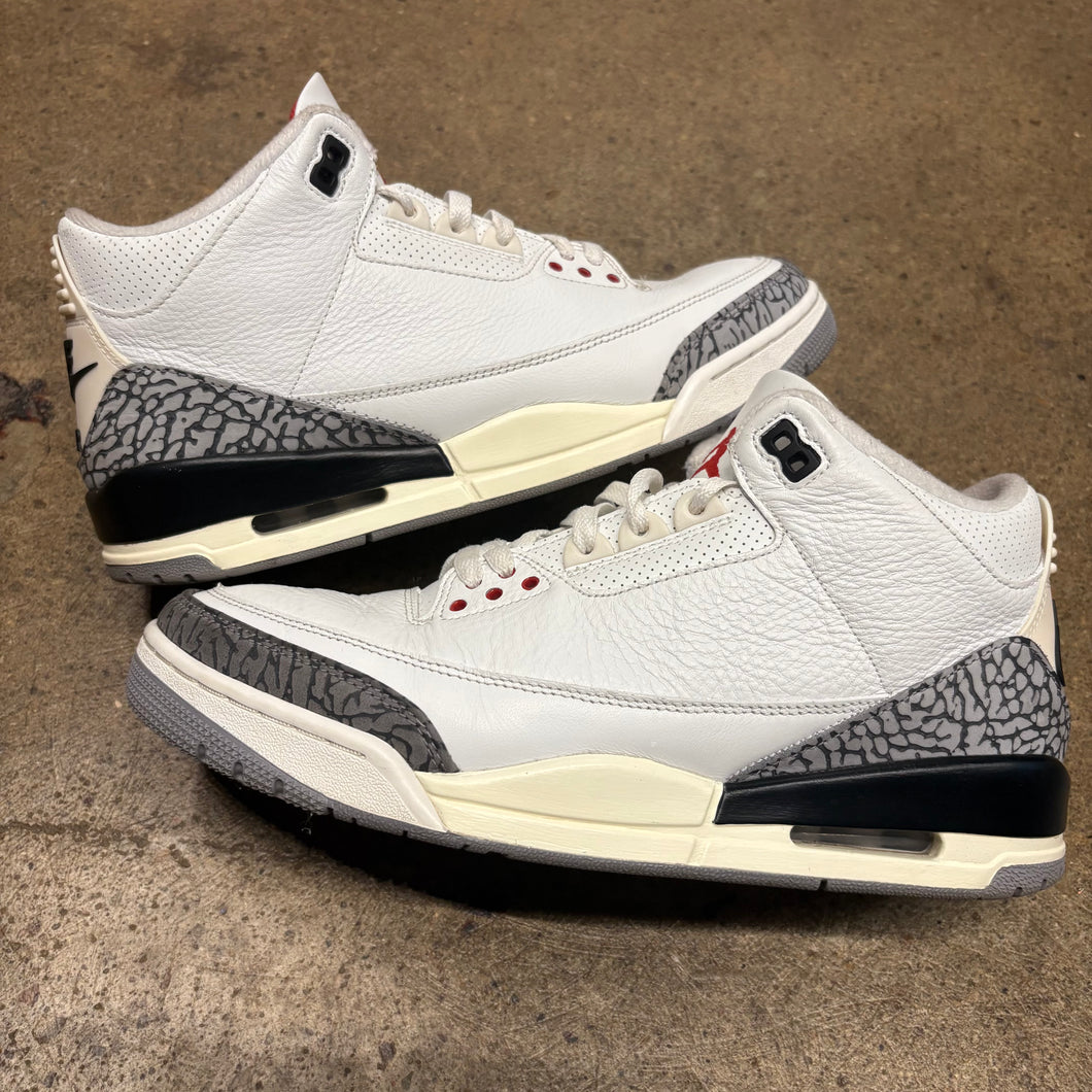 Jordan Reimagined White Cement 3s Size 10.5
