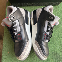 Load image into Gallery viewer, Jordan Black Cement 3s Size 10.5
