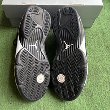 Load image into Gallery viewer, Jordan Black White 14s Size 10.5

