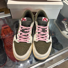 Load image into Gallery viewer, Jordan Travis Scott Medium Olive Low 1s Size 10.5
