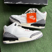 Load image into Gallery viewer, Jordan Reimagined White Cement 3s Size 9.5

