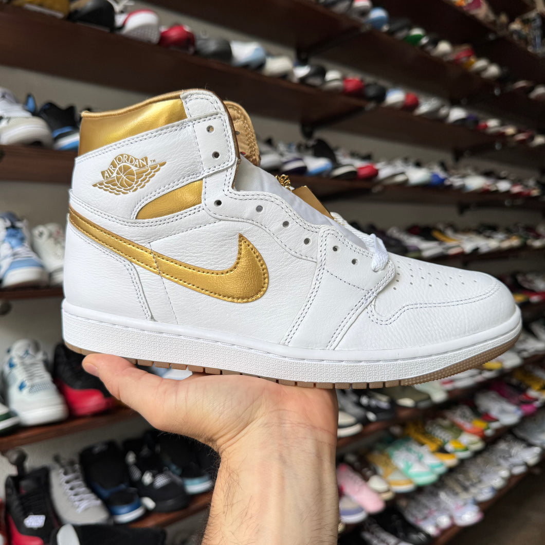 Jordan Metallic Gold 1s Size 11.5W/10M
