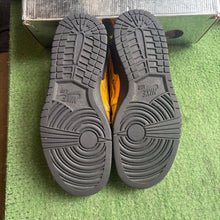 Load image into Gallery viewer, Nike Off White University Gold Rubber Low Dunks Size 8.5
