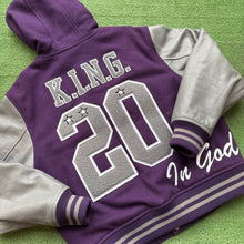 Load image into Gallery viewer, Supreme Hooded Varsity Jacket Size M
