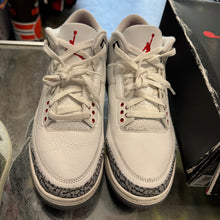 Load image into Gallery viewer, Jordan Reimagined White Cement 3s Size 10.5
