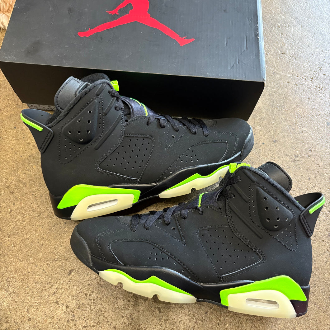 Jordan Electric Green 6s Size 10