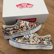 Load image into Gallery viewer, Vans x Supreme Off The Wall Skate Eras Size 10.5
