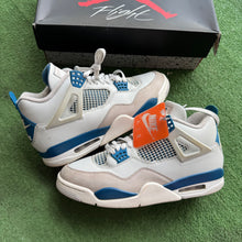 Load image into Gallery viewer, Jordan Military Blue 4s Size 10
