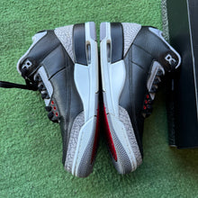 Load image into Gallery viewer, Jordan 2024 Black Cement 3s Size 8
