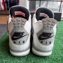 Load image into Gallery viewer, Jordan White Cement 4s Size 10
