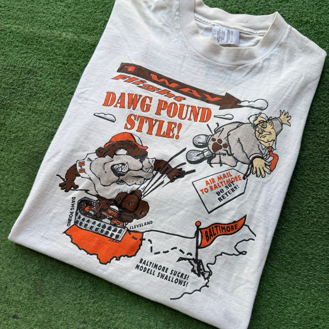 Vintage Cleveland Browns Baltimore Sucks Tee Size XL