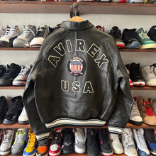 Load image into Gallery viewer, Avirex Leather Jacket Size M
