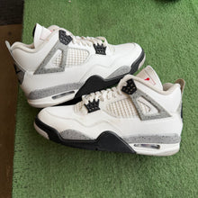 Load image into Gallery viewer, Jordan White Cement 4s Size 8
