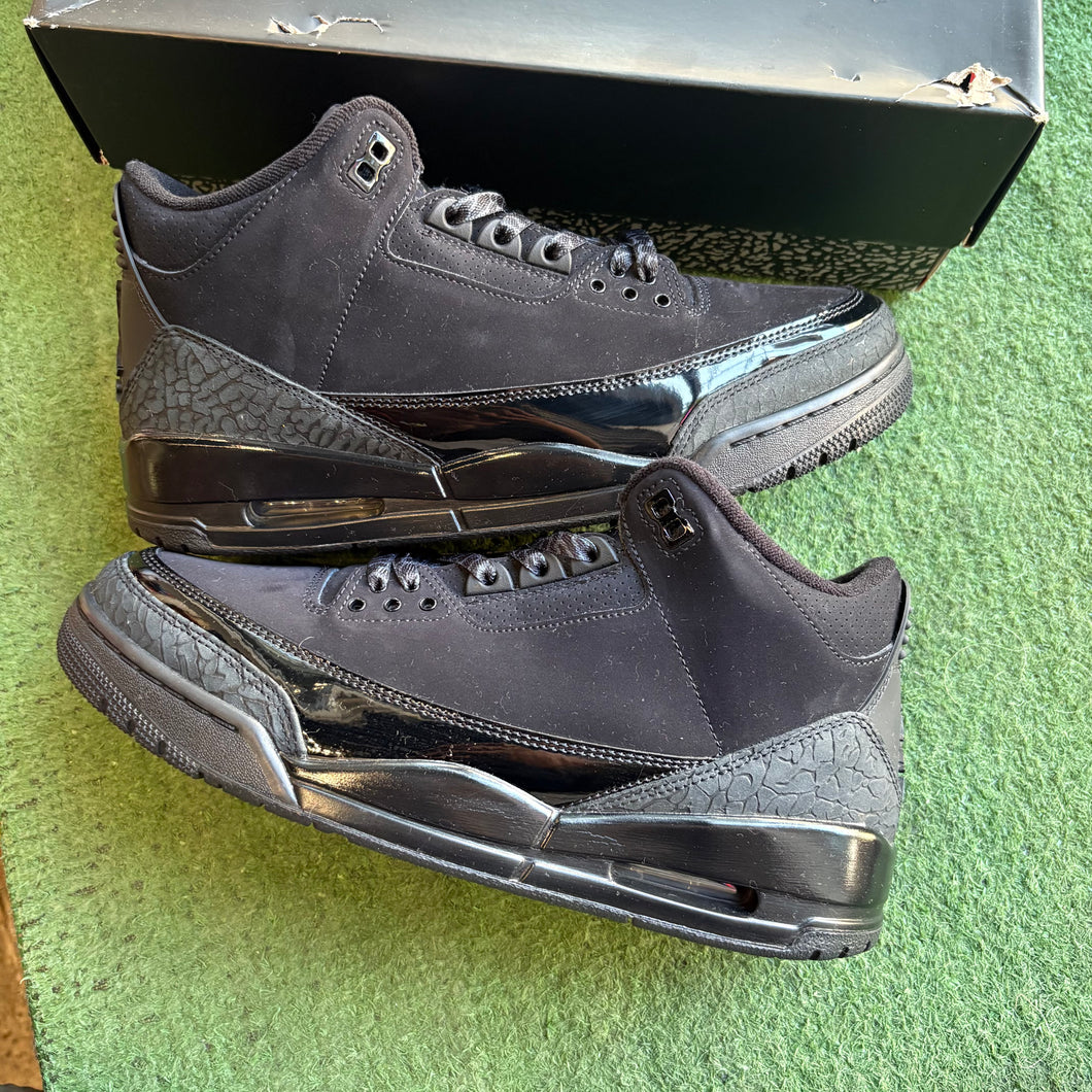 Jordan Black Cat 3s Size 9.5