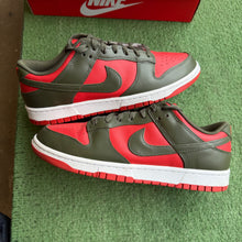 Load image into Gallery viewer, Nike Mystic Red Low Dunks Size 10.5
