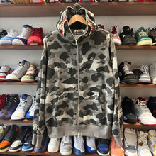 Load image into Gallery viewer, Bape Zip Up Shark Hoodie Size XL
