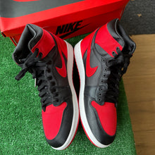 Load image into Gallery viewer, Jordan Satin Bred 1s Size 11W/9.5M
