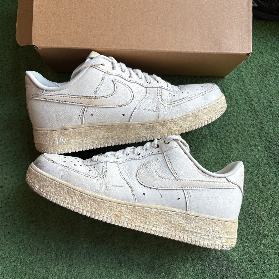 Nike Dirty Triple White Air Force 1s Size 12