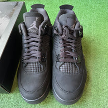 Load image into Gallery viewer, Jordan Black Cat 4s Size 10.5

