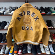 Load image into Gallery viewer, Avirex x Timberland Leather Jacket Size M
