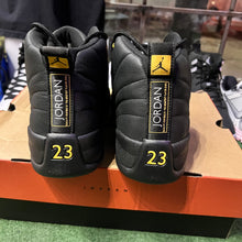 Load image into Gallery viewer, Jordan Black Taxi 12s Size 8
