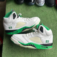 Load image into Gallery viewer, Jordan Lucky Green 5s Size 12W/10.5M
