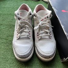 Load image into Gallery viewer, Jordan Reimagined White Cement 3s Size 9
